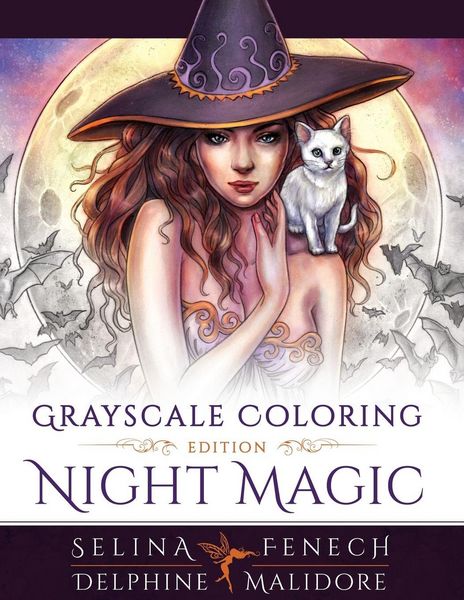 Produktbild: Night Magic - Grayscale Coloring Edition