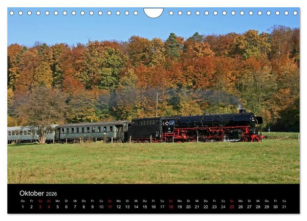 Produktbild: Mein Dampfbahnkalender 2026 (Wandkalender 2026 DIN A4 quer), CALVENDO Monatskalender