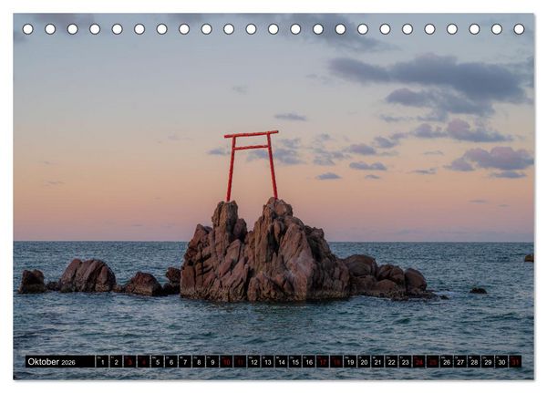 Produktbild: Kaleidoskop Japan (Tischkalender 2026 DIN A5 quer), CALVENDO Monatskalender