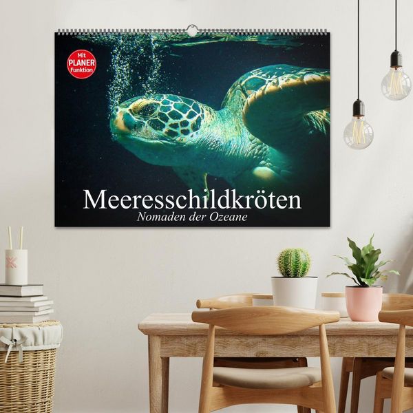 Produktbild: Meeresschildkr&ouml;ten. Nomaden der Ozeane (Wandkalender 2026 DIN A2 quer), CALVENDO Monatskalender