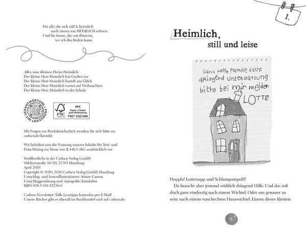Produktbild: Der kleine Herr Heimlich hat Gro&szlig;es vor