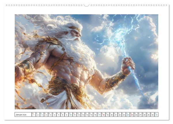 Produktbild: G&ouml;tterfunken (Wandkalender 2026 DIN A2 quer), CALVENDO Monatskalender