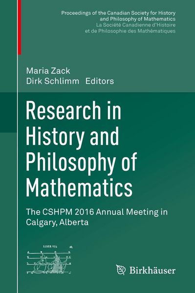 Produktbild: Research in History and Philosophy of Mathematics