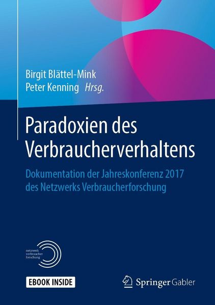 Produktbild: Paradoxien des Verbraucherverhaltens