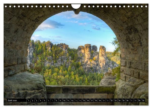 Produktbild: Wundersch&ouml;nes Elbsandsteingebirge (Wandkalender 2026 DIN A4 quer), CALVENDO Monatskalender