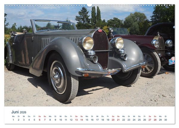 Produktbild: Bugatti Traumautos (hochwertiger Premium Wandkalender 2026 DIN A2 quer), Kunstdruck in Hochglanz