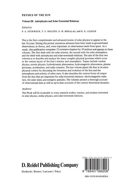 Produktbild: Physics of the Sun