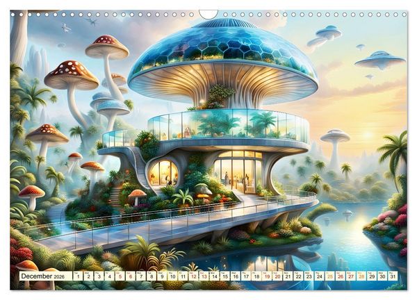 Produktbild: Glass and steel architecture (Wall Calendar 2026 DIN A3 landscape), CALVENDO 12 Month Wall Calendar
