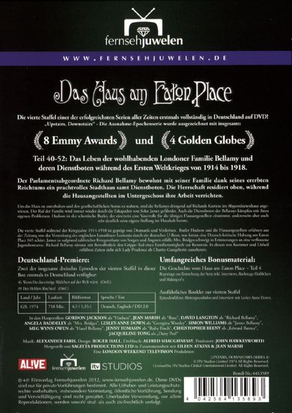Produktbild: Das Haus am Eaton Place - Staffel 4 [4 DVDs]