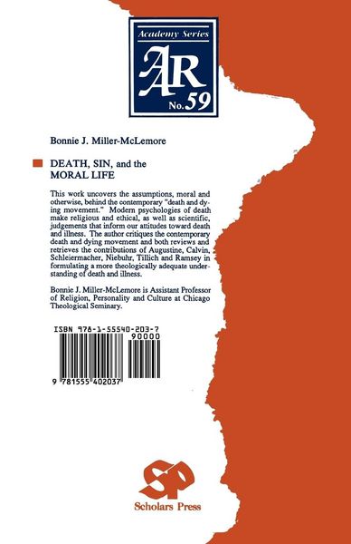 Produktbild: Death, Sin and the Moral Life