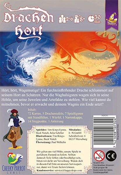 Produktbild: Mirakulus 1028241 - Drachenhort, Familienspiel