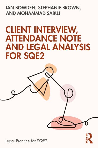 Produktbild: Client Interview, Attendance Note and Legal Analysis for SQE2