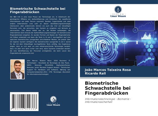 Produktbild: Rosa, J: Biometrische Schwachstelle bei Fingerabdr&uuml;cken