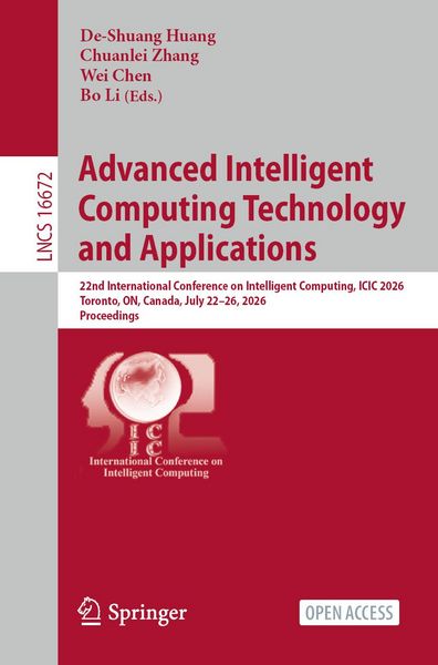 Produktbild: Advanced Intelligent Computing Technology and Applications