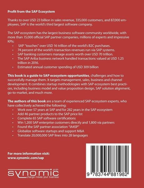 Produktbild: Profit from the SAP Ecosystem