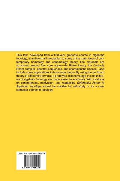 Produktbild: Differential Forms in Algebraic Topology