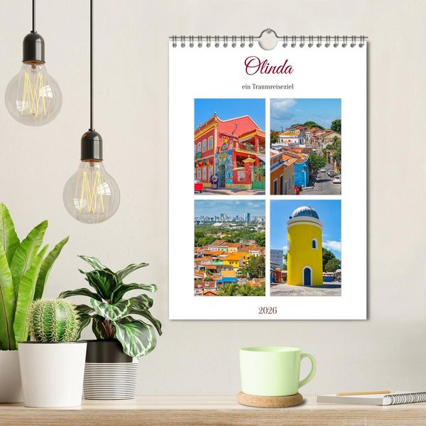 Produktbild: Olinda - ein Traumreiseziel (Wandkalender 2026 DIN A4 hoch), CALVENDO Monatskalender