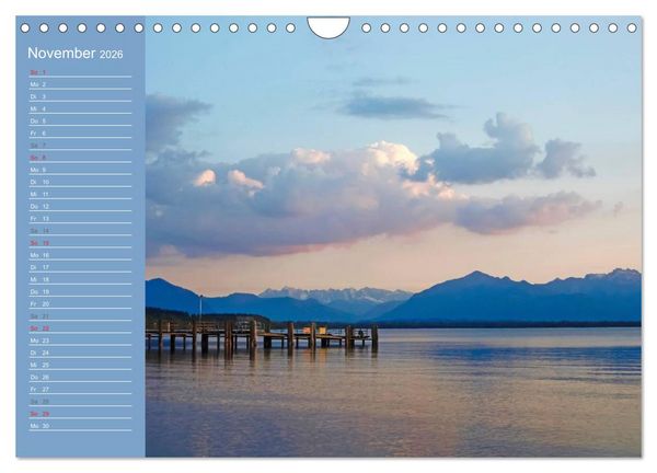 Produktbild: Am sch&ouml;nen Chiemsee (Wandkalender 2026 DIN A4 quer), CALVENDO Monatskalender