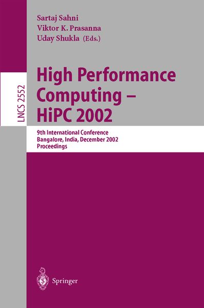 Produktbild: High Performance Computing - HiPC 2002