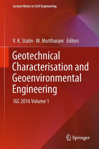 Produktbild: Geotechnical Characterisation and Geoenvironmental Engineering