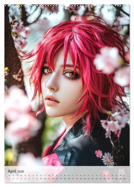 Produktbild: Cosplay Girls Extreme (hochwertiger Premium Wandkalender 2026 DIN A2 hoch), Kunstdruck in Hochglanz