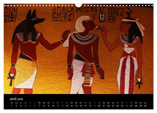 Produktbild: L'&Eacute;GYPTE EN COULEURS (Calendrier mural 2026 DIN A3 vertical), CALVENDO calendrier mensuel