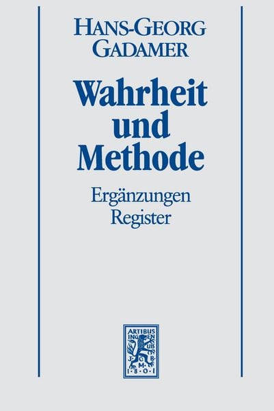 Produktbild: Hermeneutik II: Wahrheit und Methode: Erg&auml;nzungen, Register