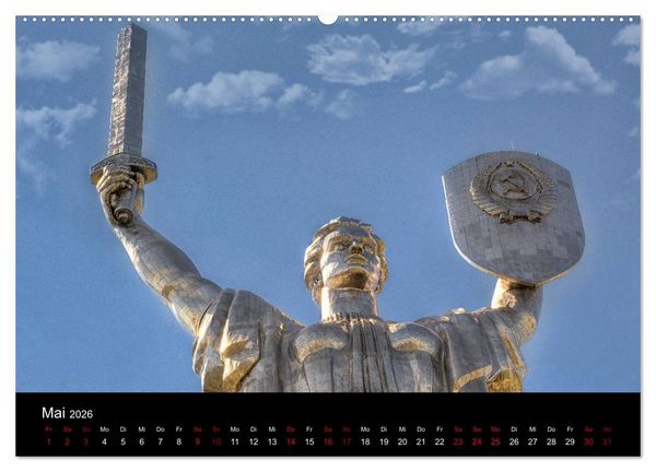 Produktbild: Unterwegs in Kiew (Wandkalender 2026 DIN A2 quer), CALVENDO Monatskalender