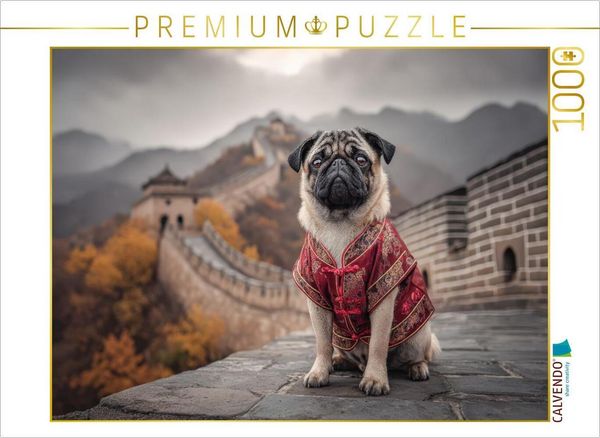 Produktbild: CALVENDO Puzzle Kaiserliche Kuschelschnauze | 1000 Teile Lege-Gr&ouml;&szlig;e 64x48cm Foto-Puzzle f&uuml;r gl&uuml;ckliche Stunden