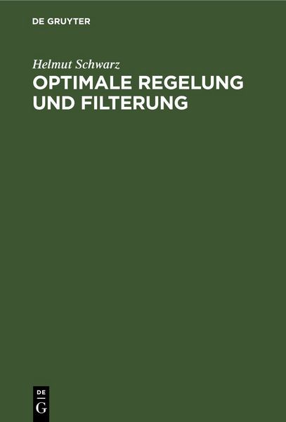 Produktbild: Optimale Regelung und Filterung