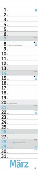 Produktbild: Langplaner, hellblau 2027