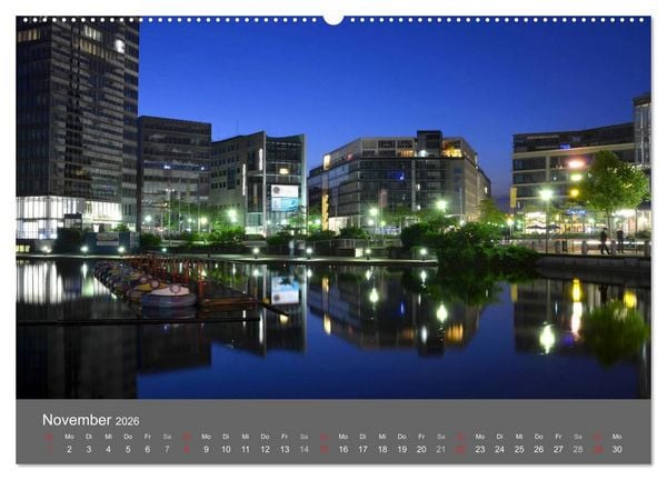 Produktbild: K&Ouml;LN BEI NACHT (Wandkalender 2026 DIN A2 quer), CALVENDO Monatskalender