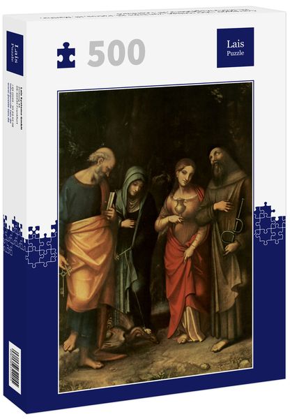 Lais Puzzle Correggio - Vier Heilige, von links: Hl. Petrus, Hl. Martha, Hl. Maria Magdalena, Hl. Leonhard 500 Teile