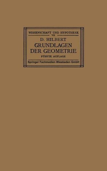 Produktbild: Grundlagen der Geometrie