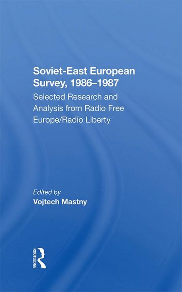 Produktbild: Sovieteast European Survey, 19861987