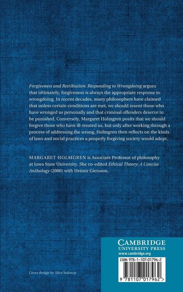 Produktbild: Forgiveness and Retribution