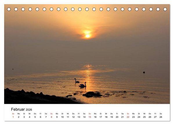 Produktbild: Ostseek&uuml;ste 2026 (Tischkalender 2026 DIN A5 quer), CALVENDO Monatskalender