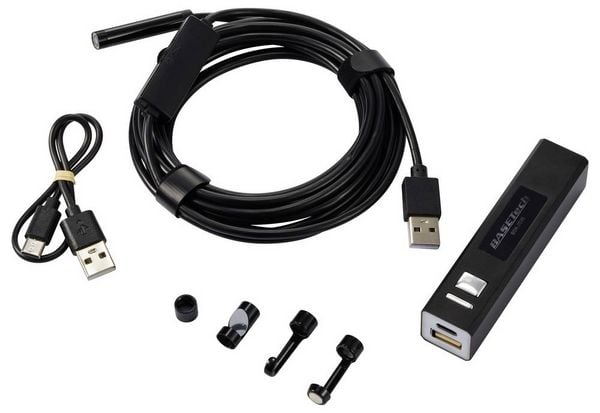 Produktbild: Basetech BSK-2100 USB-Endoskop Sonden-&Oslash;: 8mm Sonden-L&auml;nge: 10m