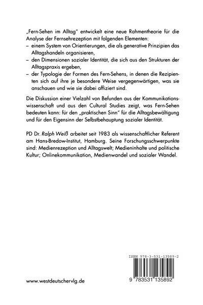 Produktbild: Fern-Sehen im Alltag
