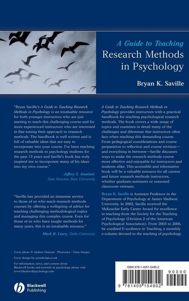 Produktbild: Saville: Teaching Research Methods in Psychology