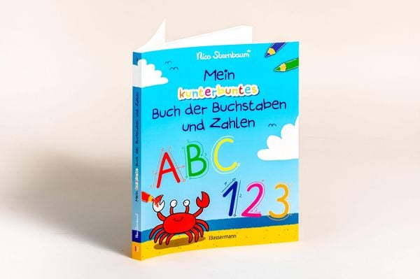 Produktbild: Mein kunterbuntes Buch der Buchstaben und Zahlen. Spielerisch das Alphabet und die Zahlen von 1 bis 20 lernen. F&uuml;r Vorschulkinder ab 5 Jahren