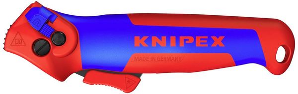 Produktbild: Knipex 16 50 145 SB Abisoliermesser Geeignet f&uuml;r Rundkabel 7mm (max)