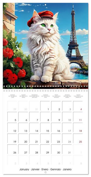 Produktbild: Cute pets discover the world (Wall Calendar 2026 12 &times; 12 Inch) CALVENDO 12 Month Wall Calendar