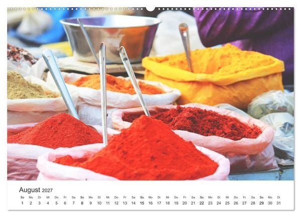 Produktbild: Das farbenfrohe Marokko (hochwertiger Premium Wandkalender 2027 DIN A2 quer), Kunstdruck in Hochglanz