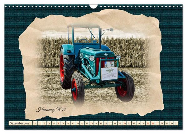 Produktbild: Hanomag Schlepper (Wandkalender 2026 DIN A3 quer), CALVENDO Monatskalender