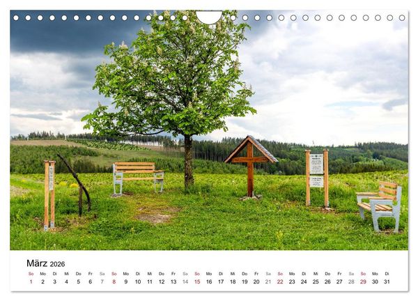 Produktbild: Westfeld-Ohlenbach - Wir feiern 50 Jahre Bundesgolddorf (Wandkalender 2026 DIN A4 quer), CALVENDO Monatskalender