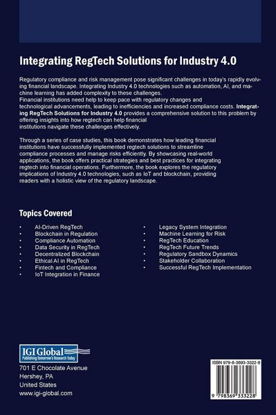 Produktbild: Integrating RegTech Solutions for Industry 4.0