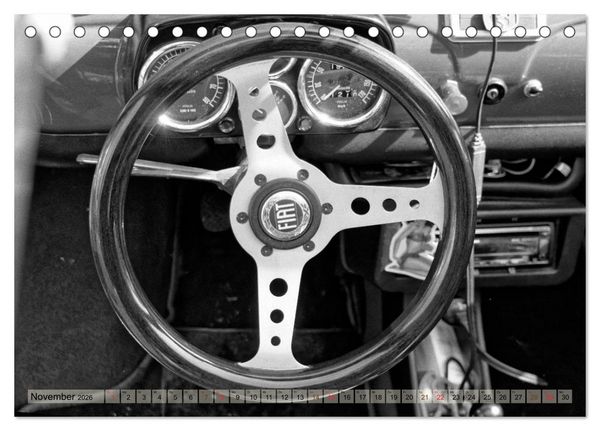Produktbild: il Cinquecento - Details im Fokus - im Look eines legend&auml;ren Analogfilms (Tischkalender 2026 DIN A5 quer), CALVENDO Monatskalender