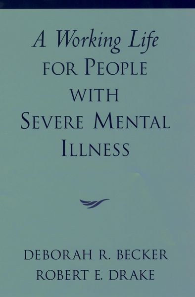 Produktbild: A Working Life for People with Severe Mental Illness