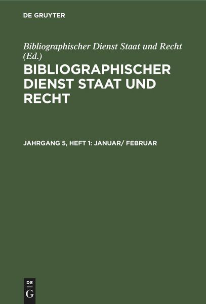 Produktbild: Januar/ Februar